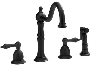 Belle Foret Widespread Kitchen Faucet w/Spray - N120 01 | The Home Decor