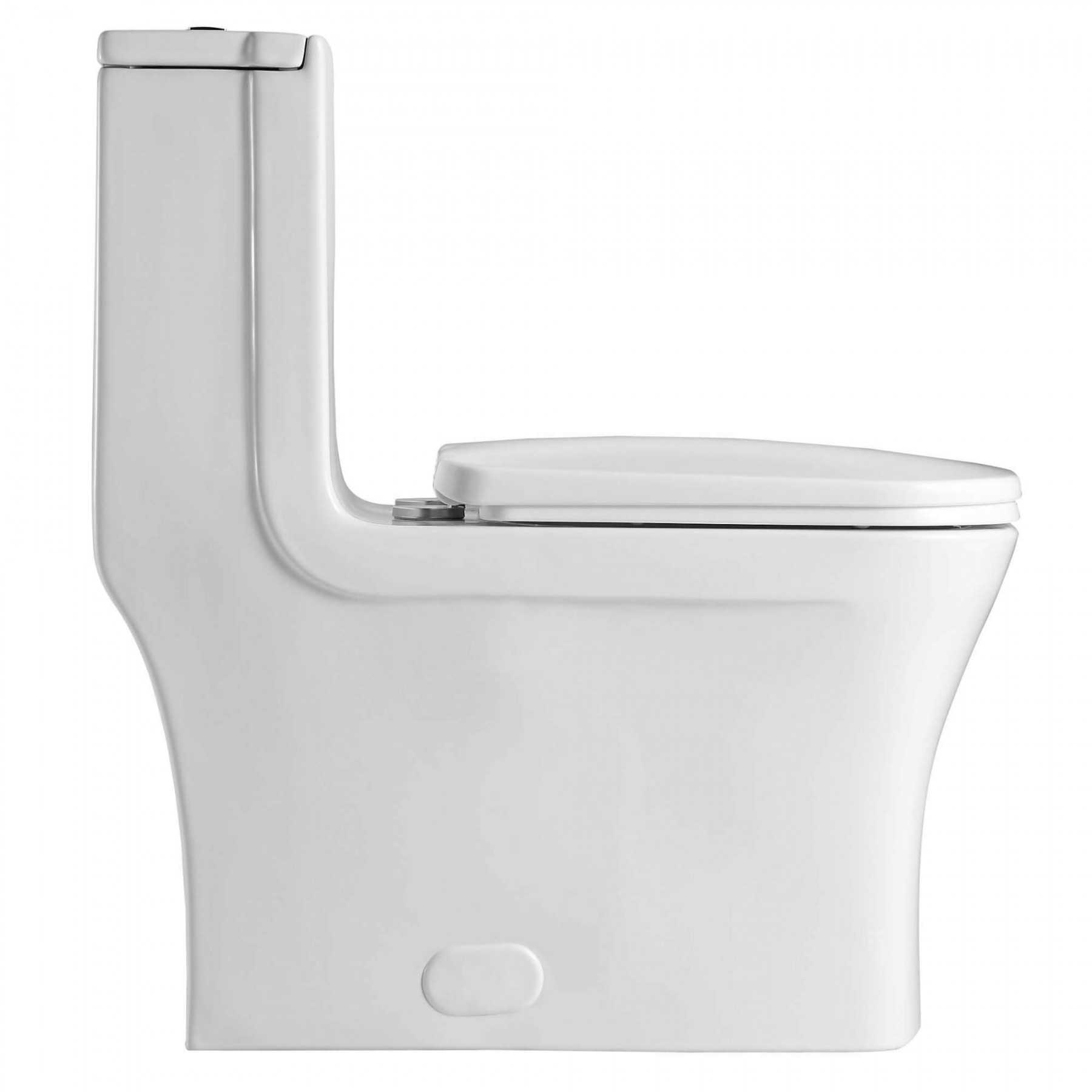 Fine Fixtures Motb10w Sleek One Piece Toilet 10 Rough In The Home Decor