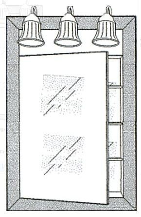 Afina Signature 20 x 30" Lighted Medicine Cabinet
