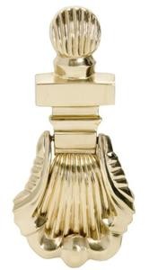 Brass Accents Shell Knocker 7 5/8" A04-K5140