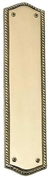 Brass Accents Trafalgar Push Plate A06-P0250