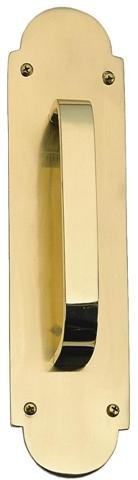 Brass Accents Palladian Pull w/Plate A07-P0241