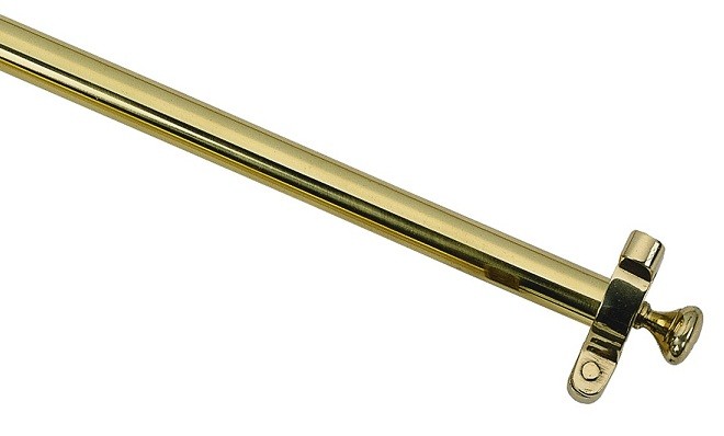 Brass Accents Carpet Rod Holder 4' with Finial - M07-R0060