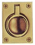 Baldwin Flush Ring Pull 1 7/8" x 2 1/2" - 0394