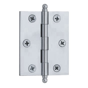 Baldwin Cabinet Hinge 2 1/2" x 2"  with Ball Tips (Pair) - 1025