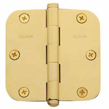 Baldwin 3 1/2" 5/8" Radius Corner Hinge - 1135