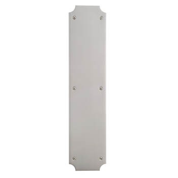 Baldwin Scalloped Edge Push Plate - 2 Sizes 2275