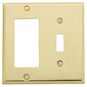 Baldwin GFCI/Single Toggle Combo - 4743