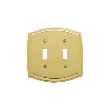 Baldwin Designed Double Toggle Switchplate - 4766