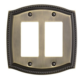 Baldwin Rope Double GFCI - 4797