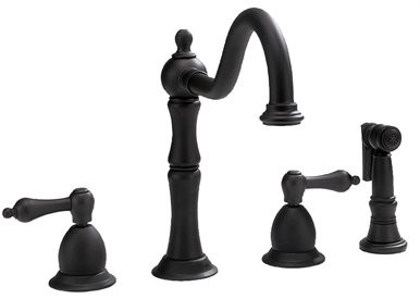Belle Foret Widespread Kitchen Faucet w/Spray - N120 01