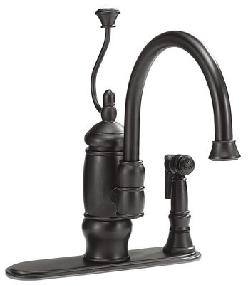Belle Foret Spiral Handle Kitchen Faucet w/Spray - N142 03
