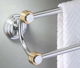 Gatco Cosmopolitan 5654 - 24" Double Towel Bar