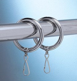 Gatco 834 Shower Curtain Rings (Pair)