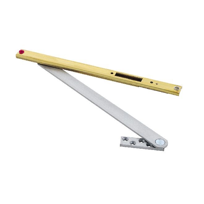 Glynn-Johnson 102F-32 Heavy Duty Size 2 Friction Hold Open Surface Concealed Overhead Door Holder - Bright Stainless Steel