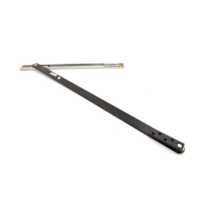 Glynn-Johnson 105S-SPBLK Heavy Duty Size 5 Surface Concealed Overhead Stop - Black