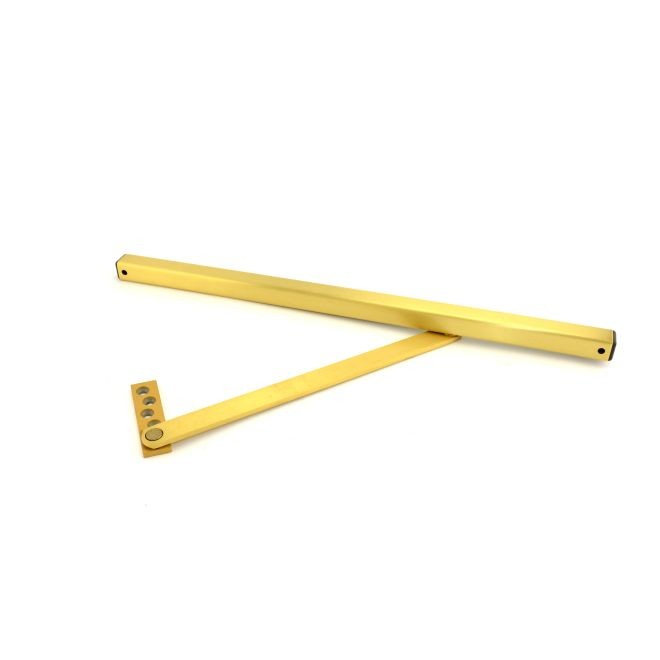 Glynn-Johnson 452H-4 Medium Duty Size 2 Hold Open Surface Overhead Door Holder - Satin Brass