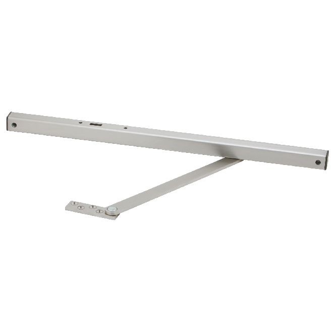 Glynn-Johnson 903F-32 Size 3 Heavy Duty Friction Hold Open Surface Overhead Door Holder - Bright Stainless Steel