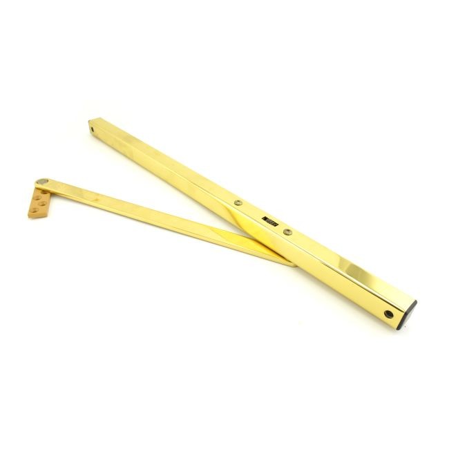 Glynn-Johnson 904H-3 Size 4 Heavy Duty Hold Open Surface Overhead Door Holder - Bright Brass
