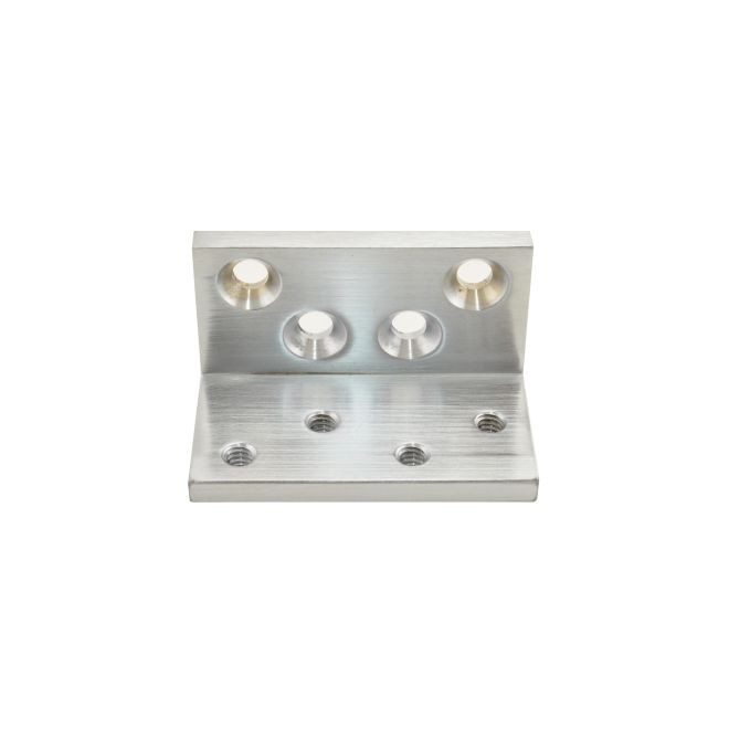 Glynn-Johnson AJK-9026D Angle Jamb Bracket for 80 / 90 Series - Satin Chrome