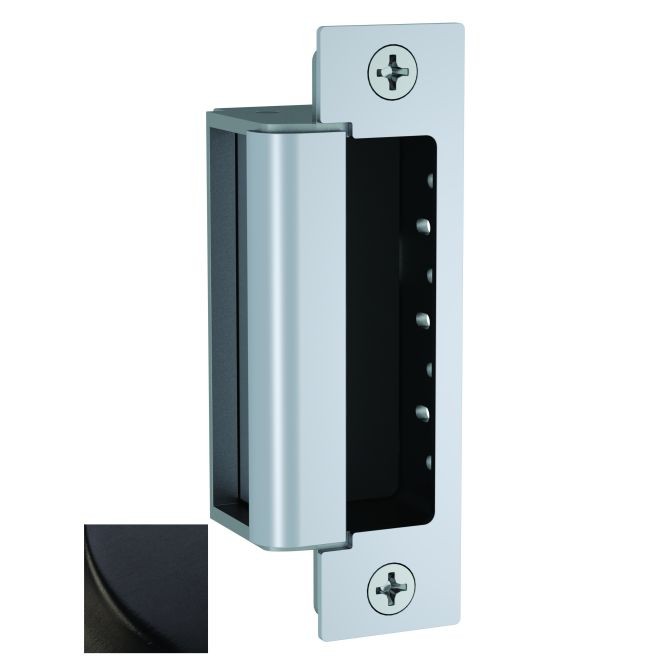 HES 1600CDB613E 12 / 24 Volt DC Electric Strike Complete Pac for Deadbolt Locks - Oil Rubbed Bronze