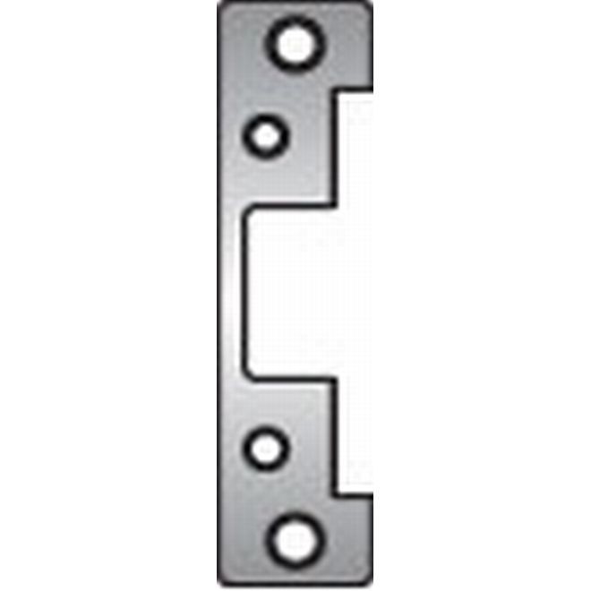 HES 501A630 501A Round Corner Faceplate for 5000 Strike - Satin Stainless Steel