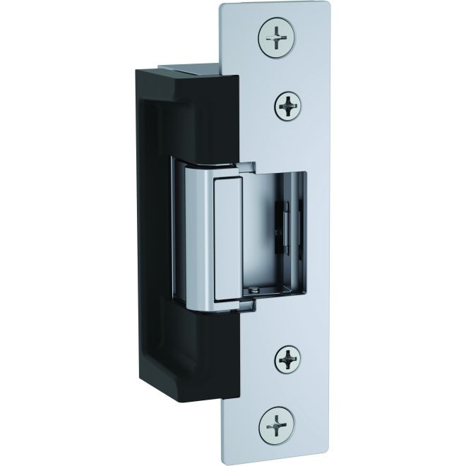 HES 700024630LBM 24VDC Electric Strike Body with Latchbolt Monitor - Satin Stainless Steel