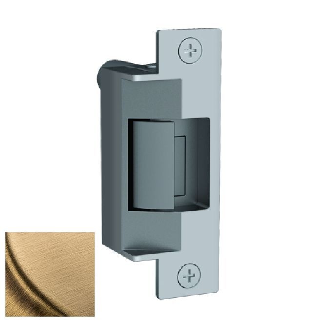 HES 732F12D606LBMLCM 12VDC Fail Safe Electric Strike with LBMLCM Latchbolt Monitor - Satin Brass