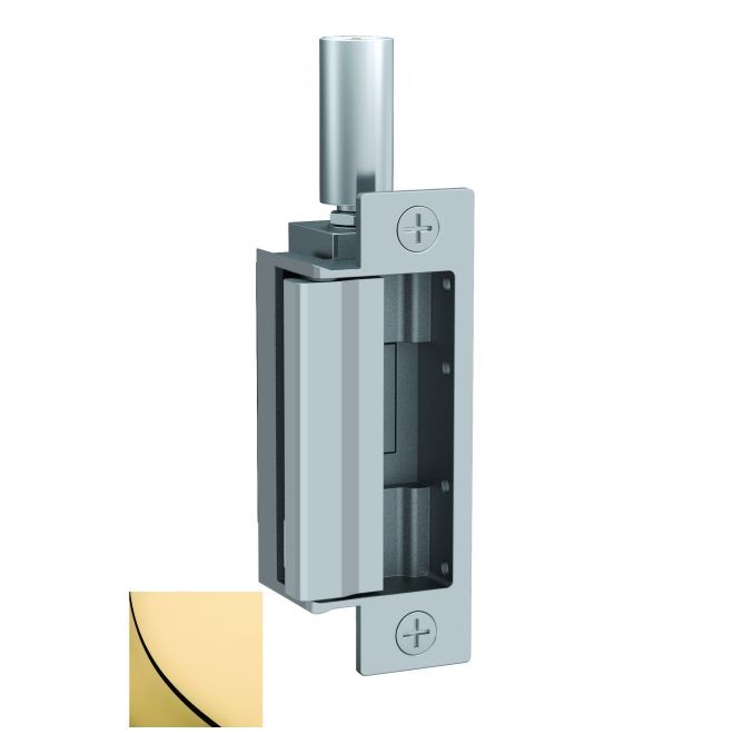 HES 74275F12D605 75 12VDC Fail Safe Electric Strike - Bright Brass