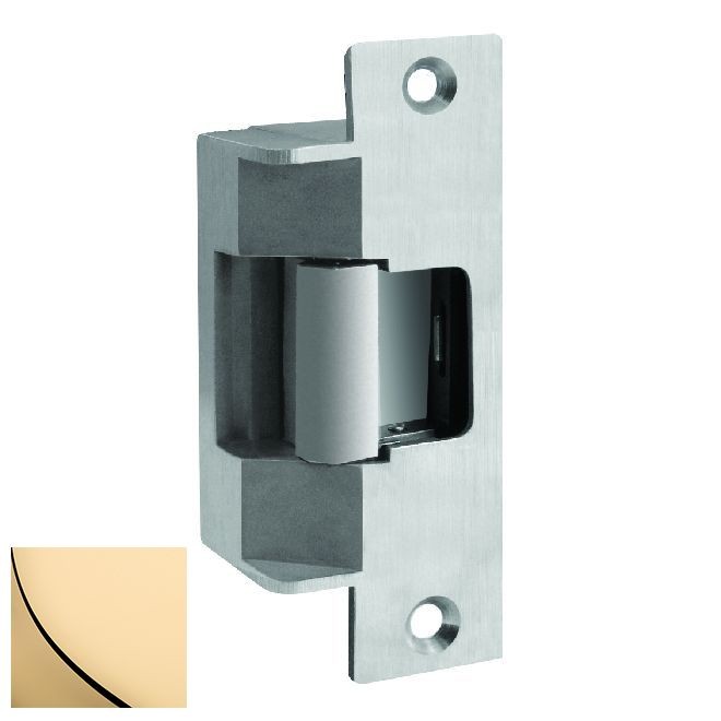 HES 750112D605 12VDC Electric Strike - Bright Brass