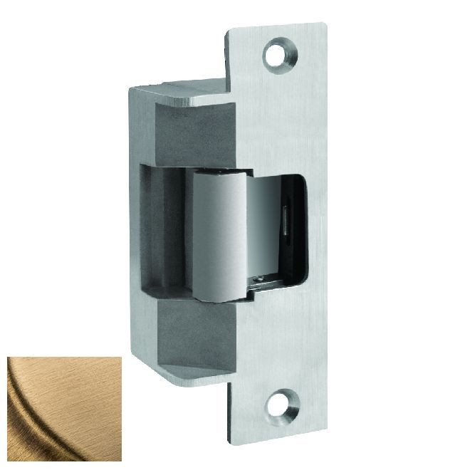 HES 750124D606 24VDC Electric Strike - Satin Brass
