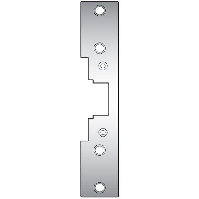 HES 792630 Faceplate for 7000 Strike - Satin Stainless Steel