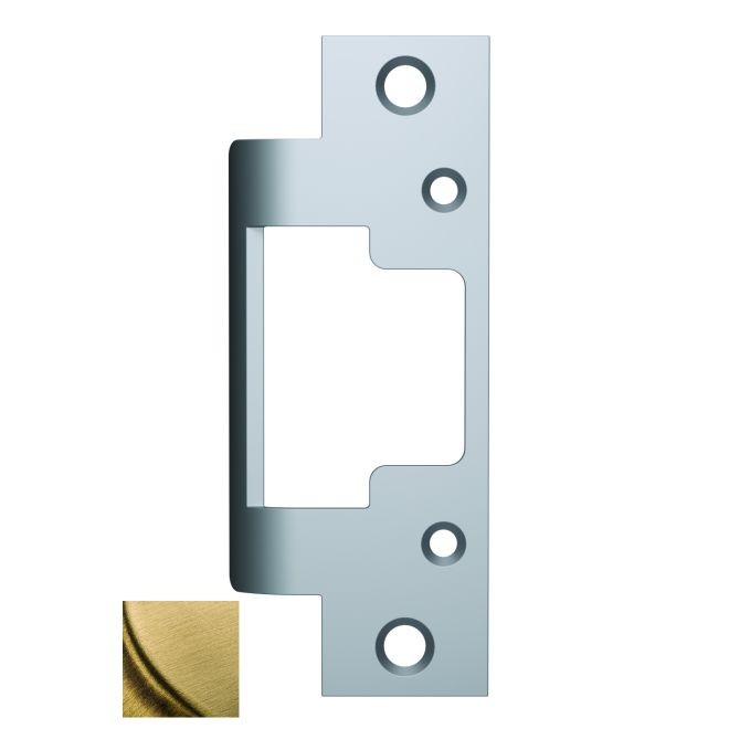 HES 801606 Faceplate for 8000 Strike - Satin Brass