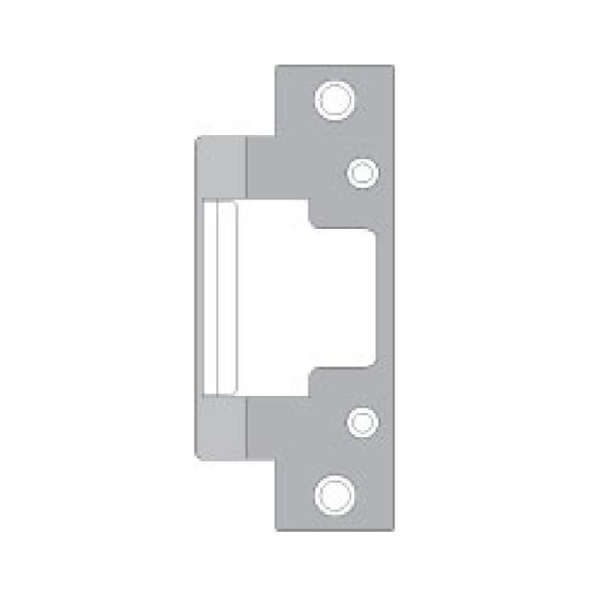 HES 801E629 Faceplate for 8000 Strike - Bright Stainless Steel