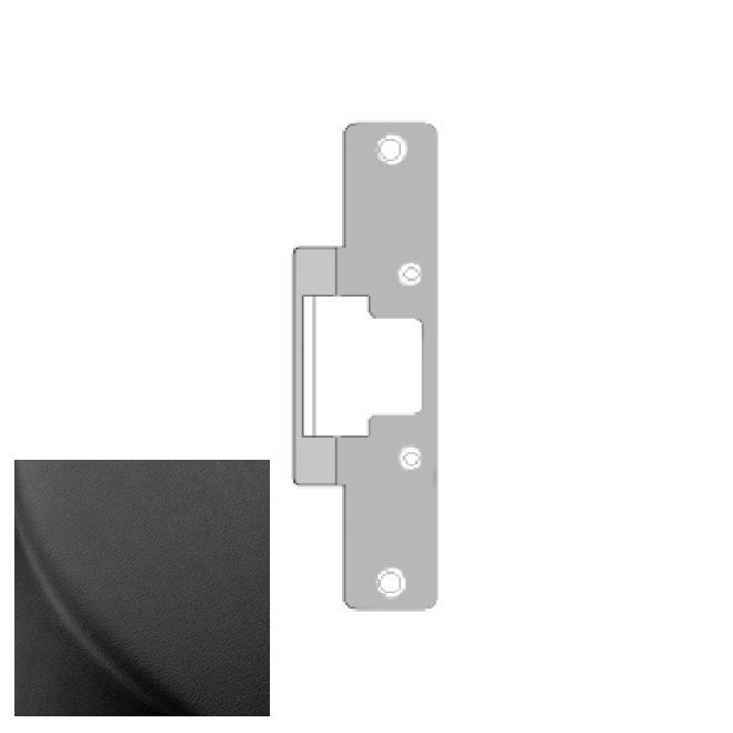 HES 803BLK Faceplate for 8000 Strike - Black