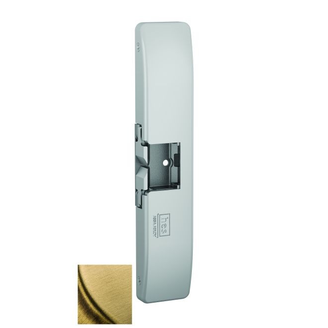 HES 9600606N New Style Electric Strike Body - Satin Brass