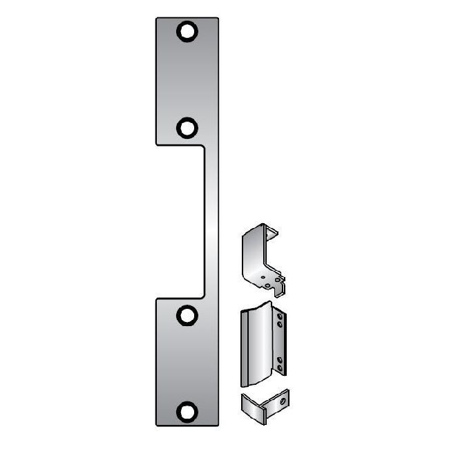 HES DBKIT630 DB Kit Faceplates for 1006 Strike - Satin Stainless Steel