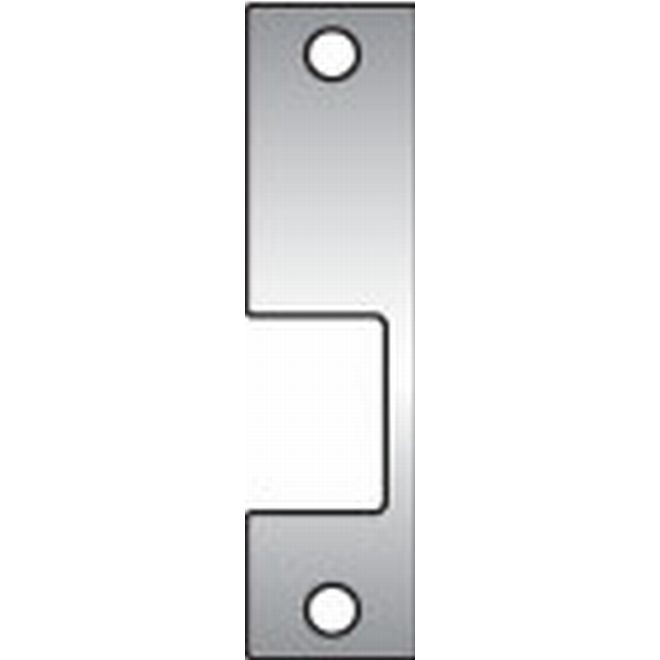 HES KM630 KM Faceplate for 1006 Strike - Satin Stainless Steel