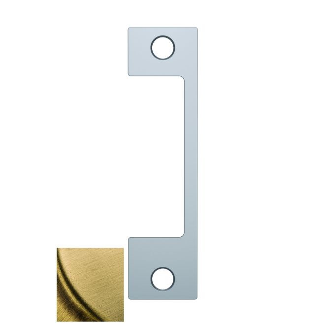 HES NM606 NM Faceplate for 1006 Strike - Satin Brass