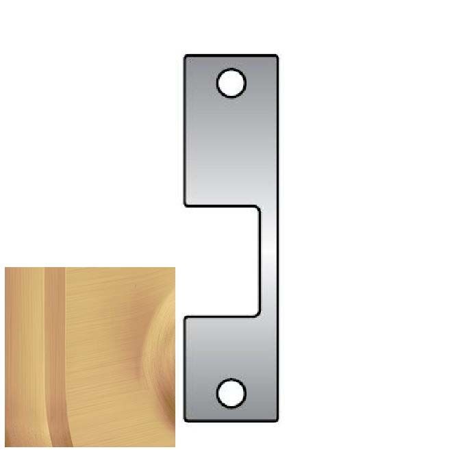 HES Z612 Z Faceplate for 1006 Strike - Satin Bronze