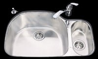 Kindred Crown 32" Combination Bowl Sink