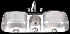 Kindred Crown Triple Bowl Undermount Sink