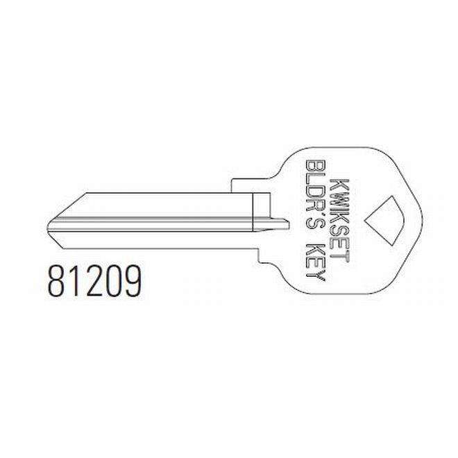 Kwikset 81209 Kwikset Builders Key Blank