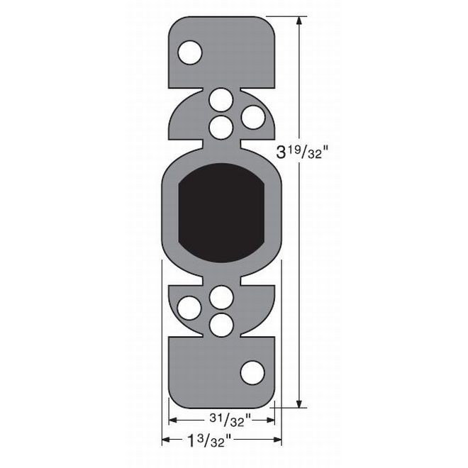 Kwikset 81640 Plastic Strike Box