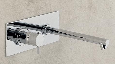 Lacava Minimal Wall Mounted Single Lever Faucet