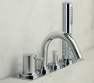 Lacava Minimal Single Lever Tub Filler w/Plate