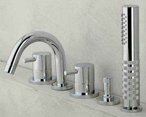 Lacava Minimal Double Lever Tub Filler w/Plate