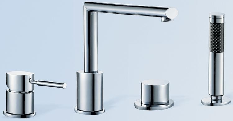 Lacava Perla Tub Filler w/Single Lever Mixer