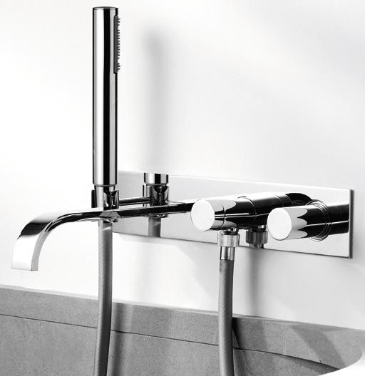Lacava Arch Tub Filler w/Single Lever Mixer