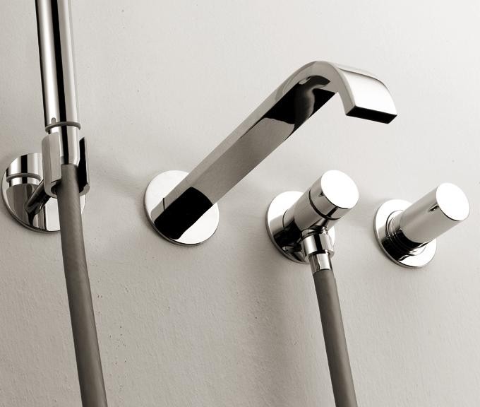 Lacava Arch Tub Filler w/Single Lever Mixer